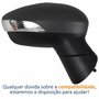 Retrovisor Ford New Fiesta 2013 2014 2015 2016 Elétrico Com Pisca Lado Direito Passageiro