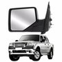 Retrovisor Ford Ranger 2010 2011 2012 Elétrico Com Capa Fixa Preta Lado Esquerdo Motorista