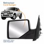 Retrovisor Ford Ranger 2010 2011 2012 Elétrico Com Capa Fixa Preta Lado Esquerdo Motorista