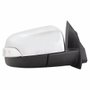 Retrovisor Ford Ranger 2012 Até 2017 Elétrico Cromado Com Pisca Foldway Luz de Solo Lado Direito Passageiro
