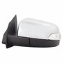 Retrovisor Ford Ranger 2012 Até 2017 Elétrico Cromado Com Pisca Foldway Luz de Cortesia Lado Esquerdo Motorista