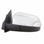 Retrovisor Ford Ranger 2012 Até 2017 Eletrico Com Pisca Capa Cromada Lado Direito Passageiro