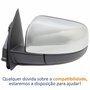 Retrovisor Ford Ranger 2012 Até 2023 Elétrico Com Capa Cromada Lado Esquerdo Motorista Original