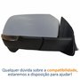 Retrovisor Ford Ranger 2023 2024 Elétrico Com Pisca Capa Cromada Foldway Lado Direito Passageiro Original