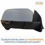 Retrovisor Ford Ranger 2023 2024 Elétrico Com Pisca Capa Cromada Foldway Com Câmera Lado Direito Passageiro Original