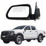 Retrovisor Ford Ranger 2023 2024 Com Pisca Elétrico Capa Texturizada Lado Esquerdo Motorista Original