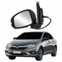 Retrovisor Honda City 2015 Até 2021 Elétrico Com Pisca 5 Fios Lado Esquerdo Motorista