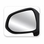 Retrovisor Honda Fit 2003 Até 2008 Elétrico Liso Lado Esquerdo Motorista