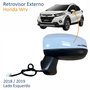 Retrovisor Honda Wrv 2018 2019 Elétrico Com Pisca 5 Fios Lado Esquerdo Motorista