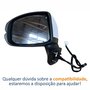 Retrovisor Honda Wrv 2018 2019 Elétrico Com Pisca 5 Fios Lado Esquerdo Motorista