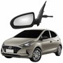 Retrovisor Hyundai Hb20 2020 2021 2022 Com Controle Texturizada Lado Esquerdo Motorista