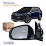 Retrovisor Jeep Compass 2021 2022 2023 2024 Elétrico Com Pisca Texturizado Lado Esquerdo Motorista Original