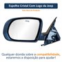 Retrovisor Jeep Compass 2021 Até 2023 Com Pisca Foldway Lado Esquerdo Motorista