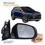 Retrovisor Jeep Compass 2021 2022 2023 2024 Elétrico Com Pisca Texturizado Lado Direito Passageiro Original