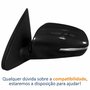 Retrovisor Kia Cerato 2011 2012 2013 Elétrico Com Pisca Fino Lado Esquerdo Motorista
