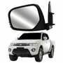 Retrovisor Mitsubishi Triton L200 2007 Até 2016 Elétrico Capa Cromada Lado Esquerdo Motorista Retrovisor Mitsubishi Triton L200 2007 Até 2016 Elétrico Capa Cromada Lado Esquerdo Motorista