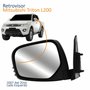 Retrovisor Mitsubishi Triton L200 2007 Até 2016 Elétrico Capa Cromada Lado Esquerdo Motorista Retrovisor Mitsubishi Triton L200 2007 Até 2016 Elétrico Capa Cromada Lado Esquerdo Motorista