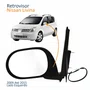 Retrovisor Nissan Livina 2009 Até 2015 Elétrico Capa Lisa Lado Esquerdo Motorista