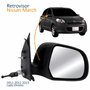 Retrovisor Nissan March 2011 2012 2013 Com Controle Lado Direito Passageiro