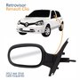 Retrovisor Renault Clio 2012 2013 2014 2015 2016 Com Controle Lado Esquerdo Motorista
