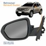 Retrovisor Renault Duster 2021 2022 2023 2024 2025 Com Controle Sensor Temperatura Lado Esquerdo Motorista