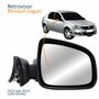 Retrovisor Renault Logan 2010 2011 2012 2013 2014 Elétrico Lado Direito Passageiro