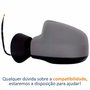 Retrovisor Renault Logan 2011 2012 2013 2014 Com Controle Capa Primer Lado Esquerdo Motorista
