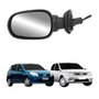 Retrovisor Renault Logan Sandero 2006 2007 2008 Texturizado Com Controle Lado Direito Passageiro