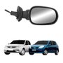 Retrovisor Renault Logan Sandero 2006 2007 2008 Texturizado Com Controle Lado Esquerdo Motorista