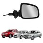 Retrovisor Renault Logan Sandero Duster 2009 Até 2013 Com Controle Lado Esquerdo Motorista
