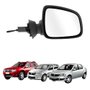 Retrovisor Renault Logan Sandero Duster 2009 Até 2013 Texturizado Com Controle Lado Esquerdo Motorista