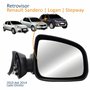 Retrovisor Renault Logan Sandero Stepway 2010 2011 2012 2013 2014 Elétrico Lado Direito Passageiro