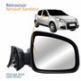 Retrovisor Renault Sandero 2010 2011 2012 2013 2014 Elétrico Lado Direito Passageiro