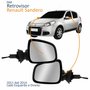 Par Retrovisor Renault Sandero 2011 2012 2013 2014 Com Controle Capa Primer