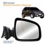 Retrovisor Renault Sandero Stepway 2010 2011 2012 2013 2014 Elétrico Lado Direito Passageiro