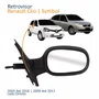 Retrovisor Renault Clio 2003 Até 2016 Symbol 2009 Até 2012 Com Controle Lado Direito Passageiro