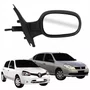 Retrovisor Renault Clio 2003 Até 2012 Symbol 2009 Até 2012 Com Controle Capa Texturizada Lado Direito Passageiro
