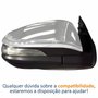 Retrovisor Toyota Hilux Srv 2016 2017 2018 2019 2020 Elétrico Com Pisca Capa Cromada Lado Direito Passageiro Original