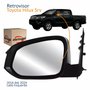 Retrovisor Toyota Hilux Srv 2016 Até 2024 Elétrico Com Pisca Lado Esquerdo Motorista Original