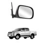 Retrovisor Toyota Hilux Srv 2005 Até 2011 Com Controle Texturizado Lado Esquerdo Motorista