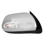 Retrovisor Toyota Hilux Sw4 2012 2013 2014 2015 Capa Cromada Com Pisca Lado Esquerdo Motorista