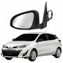 Retrovisor Toyota Yaris 2018 2019 2020 2021 2022 Elétrico Com Pisca Foldway Lado Esquerdo Motorista