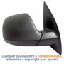 Retrovisor Vw Amarok 2010 Até 2016 Sem Controle Preto Lado Direito Passageiro