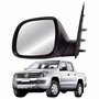 Retrovisor Vw Amarok 2010 Até 2016 Sem Controle Preto Lado Esquerdo Motorista