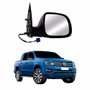 Retrovisor Vw Amarok 2010 Até 2014 Elétrico Conector Azul Antena FM GPS Lado Direito Passageiro