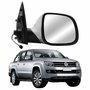 Retrovisor Vw Amarok 2017 Até 2024 Elétrico Cromado Com Aquecimento Capa Primer Lado Direito Passageiro