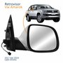 Retrovisor Vw Amarok 2017 Até 2024 Elétrico Cromado Com Aquecimento Capa Primer Lado Direito Passageiro