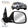Retrovisor Vw Amarok 2017 Até 2024 Elétrico Cromado Com Aquecimento Capa Preto Texturizado Lado Direito Passageiro