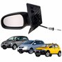 Retrovisor Vw Crossfox 2005 Até 2009 Fox 2003 Até 2010 Spacefox 2006 Até 2009 Com Controle Lado Esquerdo Motorista Original