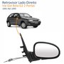 Retrovisor Vw Gol Bola G2 2 Portas 1995 Até 1999 Com Controle Lado Direito Passageiro